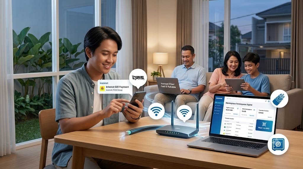 Bayar Internet Iconnet online untuk cek tagihan dan pembayaran digital