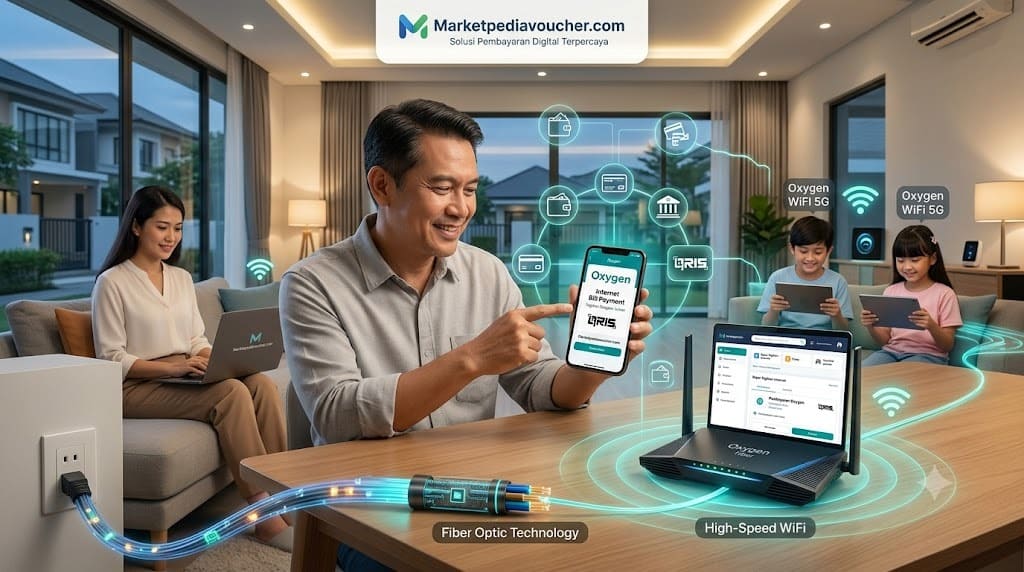 Bayar Internet Oxygen online untuk cek tagihan dan pembayaran digital