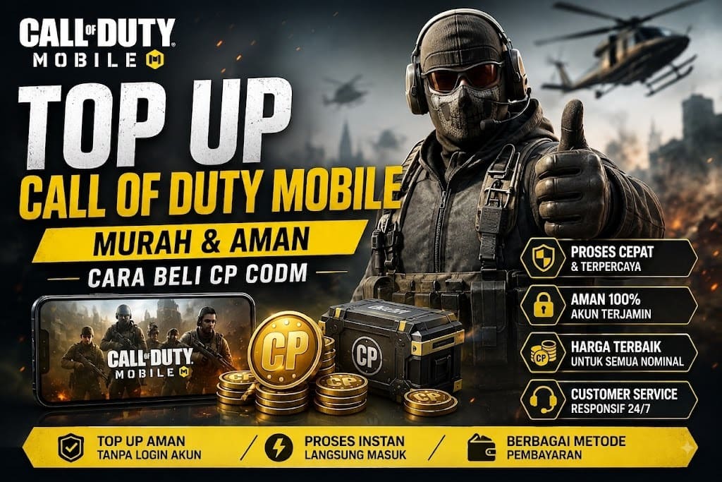 Top Up Call of Duty Mobile Murah dan Aman: Cara Beli CP CODM untuk Pemain Indonesia