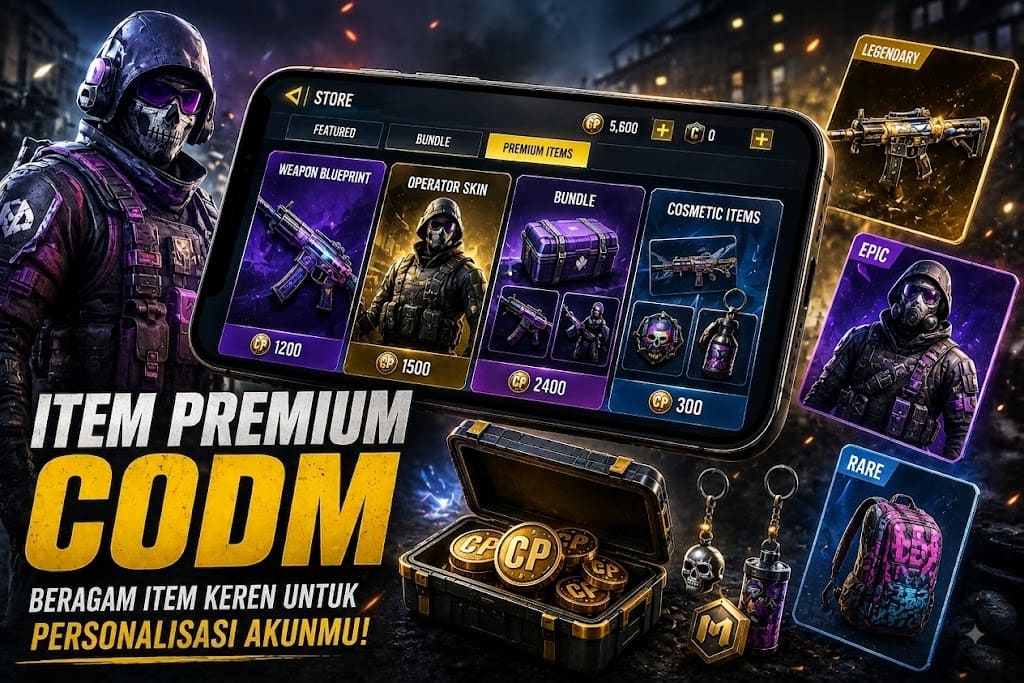 Item premium CODM berupa weapon blueprint skin dan bundle