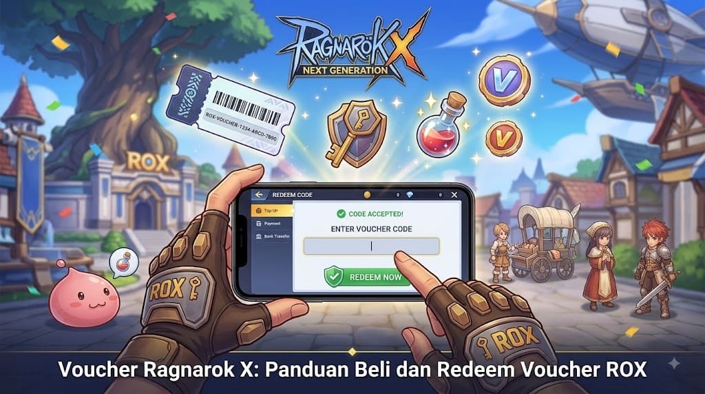 Voucher Ragnarok X: Cara Beli, Redeem, Nominal, dan Tips Aman
