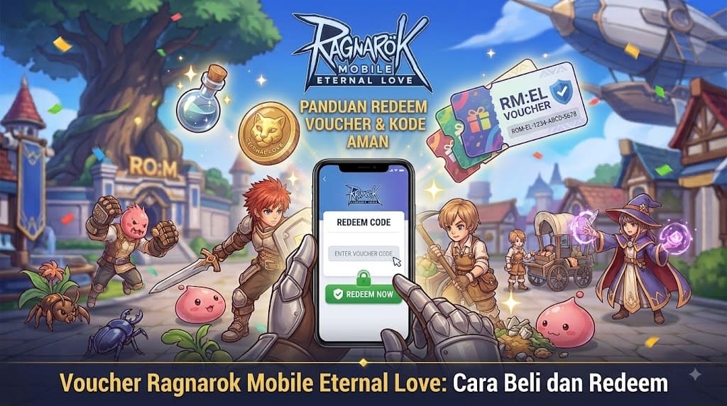 Voucher Ragnarok Mobile Eternal Love: Cara Beli, Redeem, Nominal, dan Tips Aman