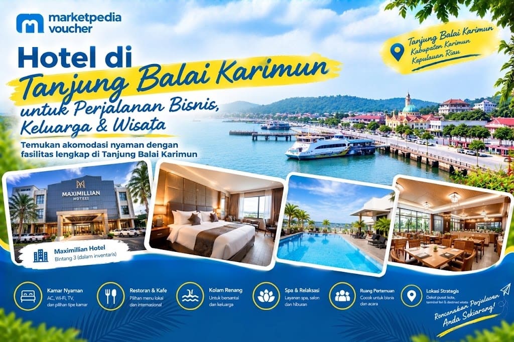Hotel di Tanjung Balai Karimun untuk Perjalanan Bisnis, Keluarga & Wisata